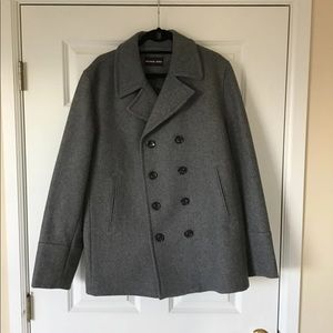 Large Grey Michael Kors Peacoat